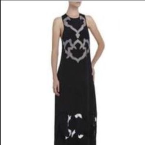 BCBG MaxAzria Runway Nicolina Silk Floor Length